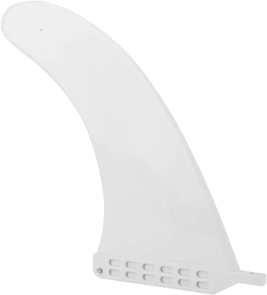 9inch Surfboard Fin Portable Nylon Fibre Longboard Fin Surfing Accessory Replacement White