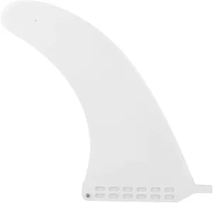 9inch Surfboard Fin Portable Nylon Fibre Longboard Fin Surfing Accessory Replacement White