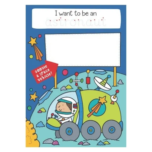 A4 Dream Big Activity Doodle Book - 32 Pages Creative Doodling Engaging Activities High Quality