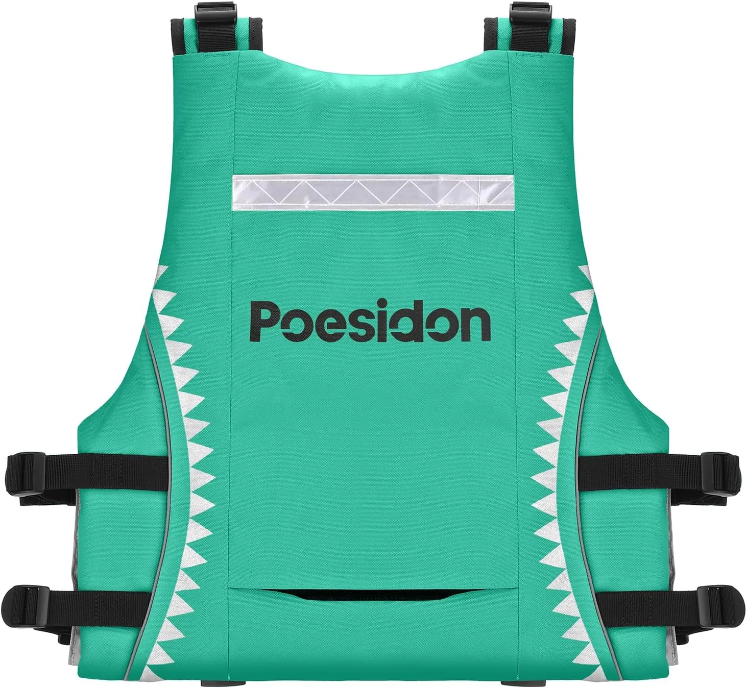Adjustable Water Safety Life Jacket - Classic Unisex Design with Front/Rear Storage Compartments for Multiple Water Activities