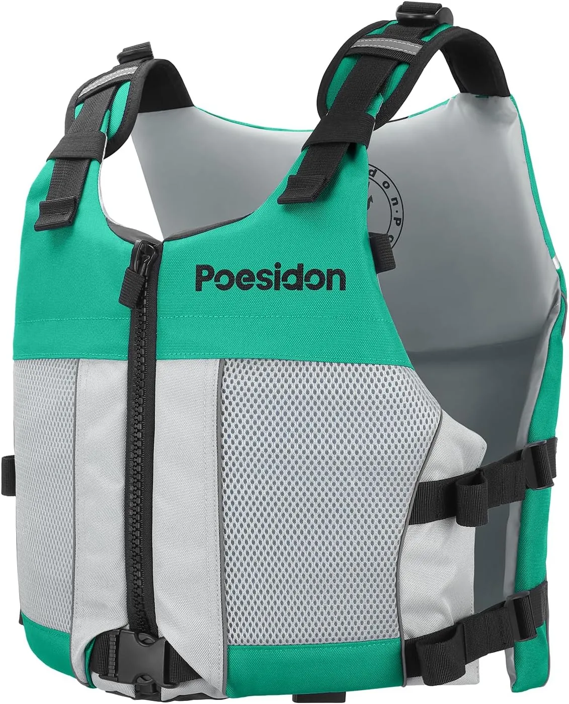 Adjustable Water Safety Life Jacket - Classic Unisex Design with Front/Rear Storage Compartments for Multiple Water Activities