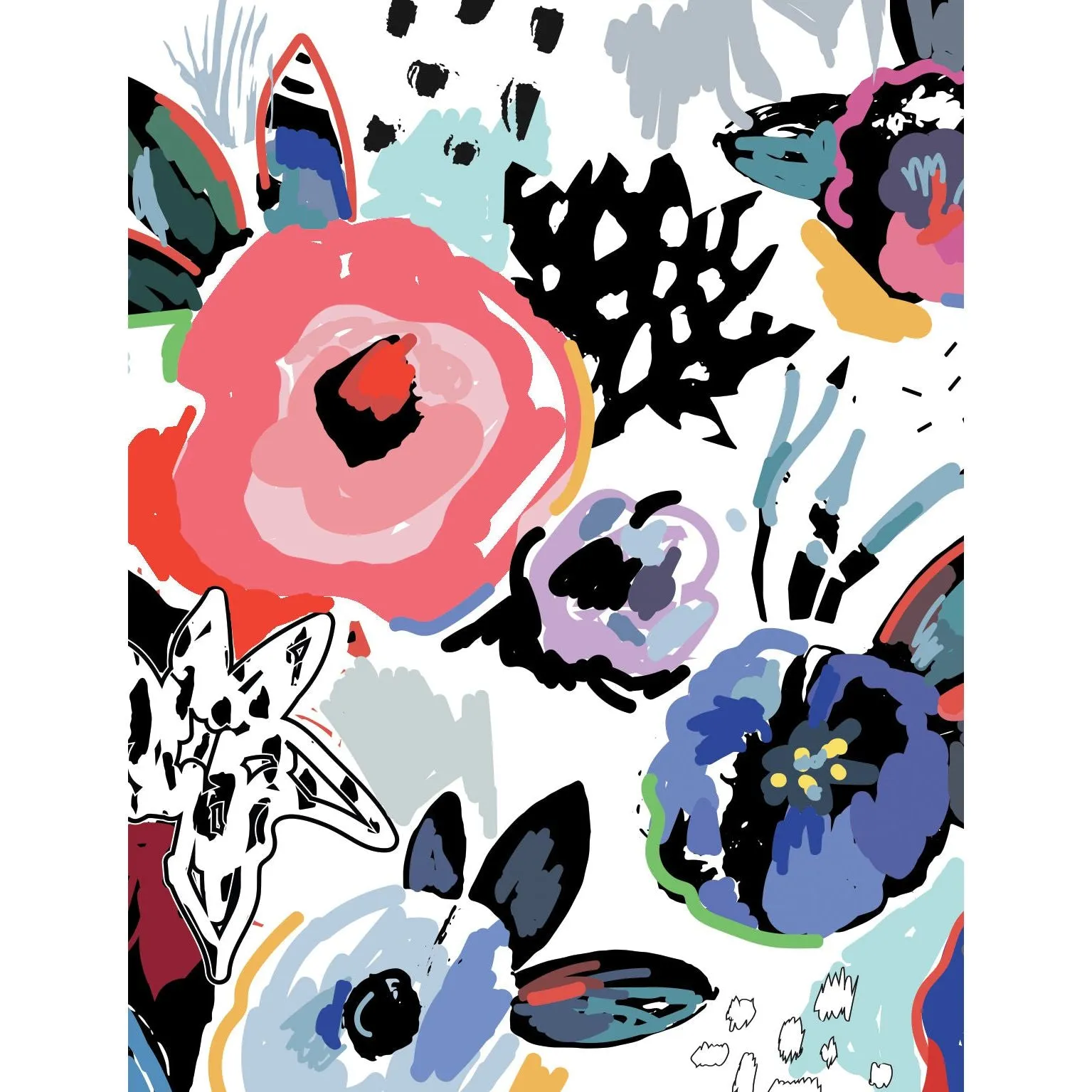 Flowers Birthday Card