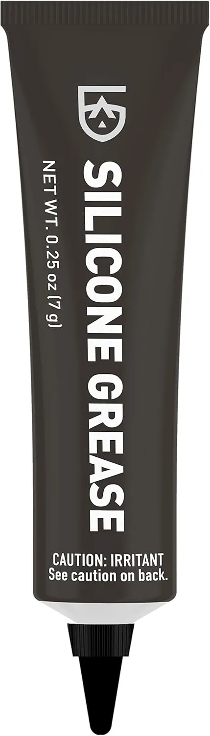 Gear Aid Silicone Grease, Rubber Conditioner and Lubricant for Dive Gear, 0.25 oz