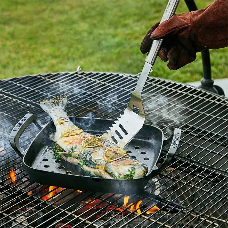 Le Creuset 3 Piece Stainless Steel Alpine Outdoor Grilling Tool Set