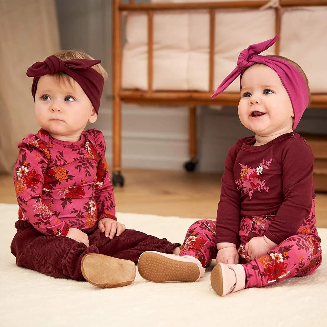 Müsli Bloomy Headband 2-Pack - Spa Rose/Fig/Berry Red