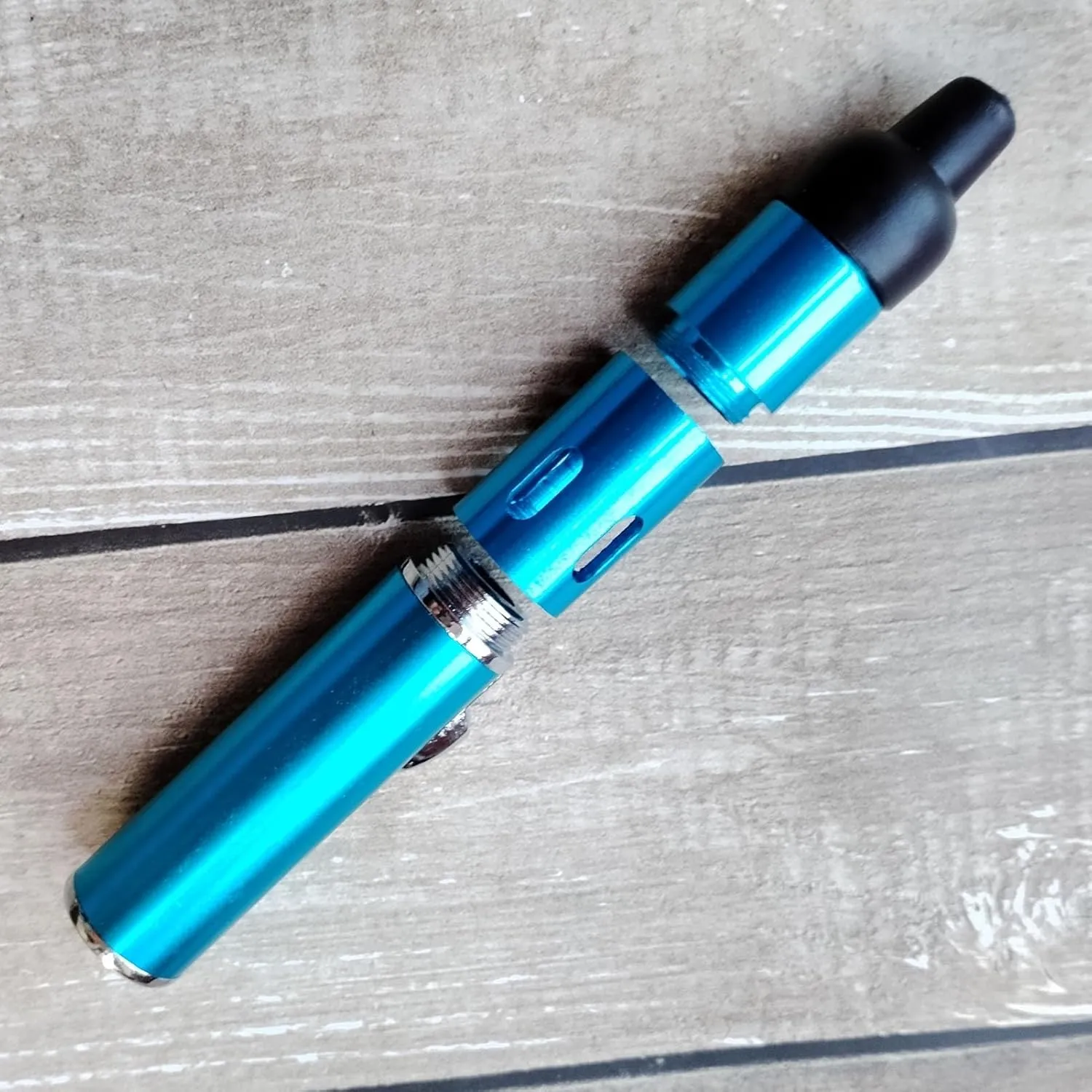 Refillable Portable Lighter, Jet Flame Torch Lighter Fame Kitchen Cooking,Sky Blue2PCS
