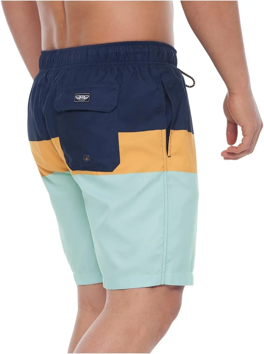 Rokka&Rolla Men's Swim Trunks Quick Dry Board Shorts Bathing Suit with Mesh Lining