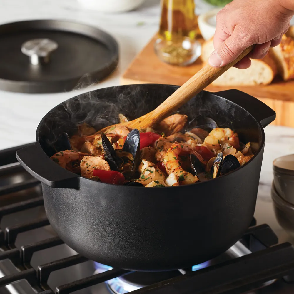 Seasoned Cast Iron 6-Quart Dutch Oven