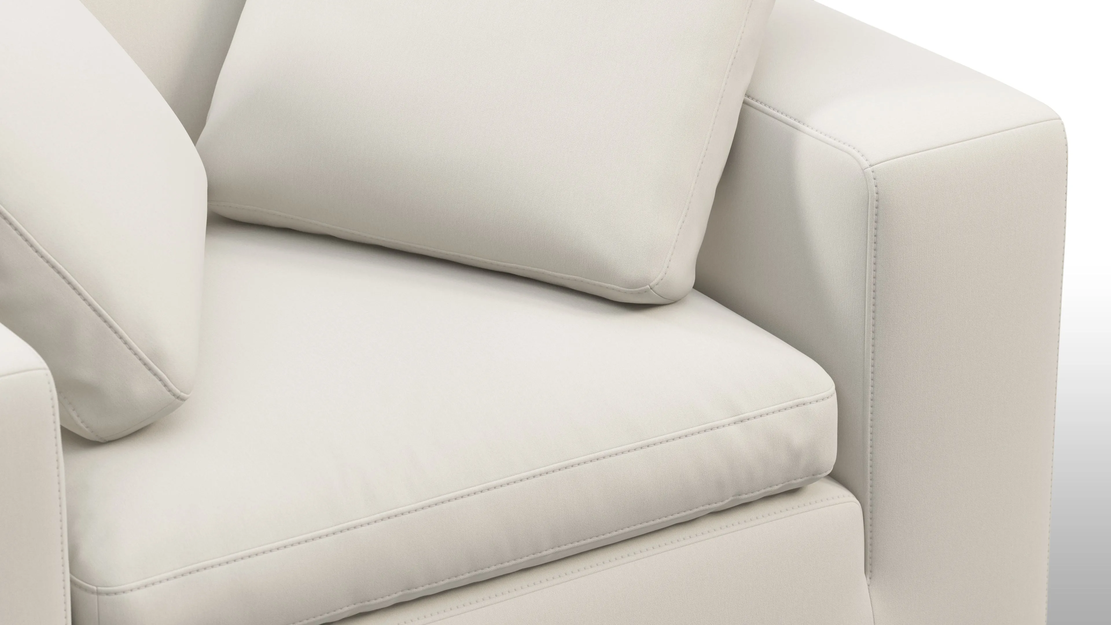 Sky - Sky Armchair, Oatmeal Brushed Weave