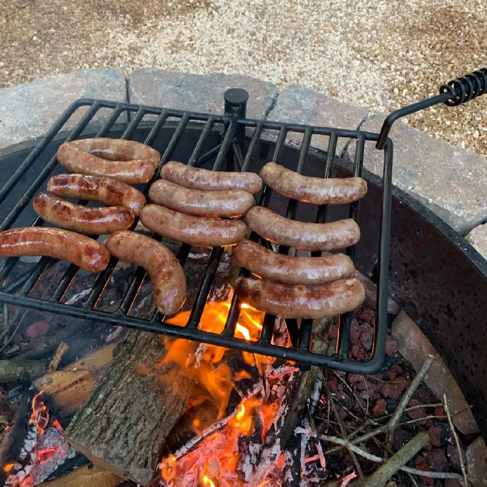 Steel Camp Fire Ring & Outdoor Cooking Grate