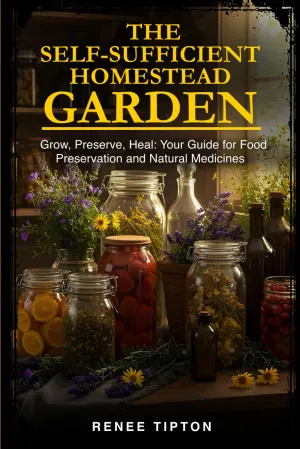 The Self-Sufficient Homestead Garden: Grow, Preserve, Heal: Your Guide for Food Preservation and Natural Medicines Paperback  May 1, 2025