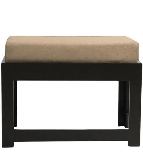 Unique Woodcraft Sheesham Wood Coffee Table with 2 Nesting Stools and Shelf Storage Multipurpose Teapoy Table Sofa Table for Living Room Home and Office (Walnut Finish)