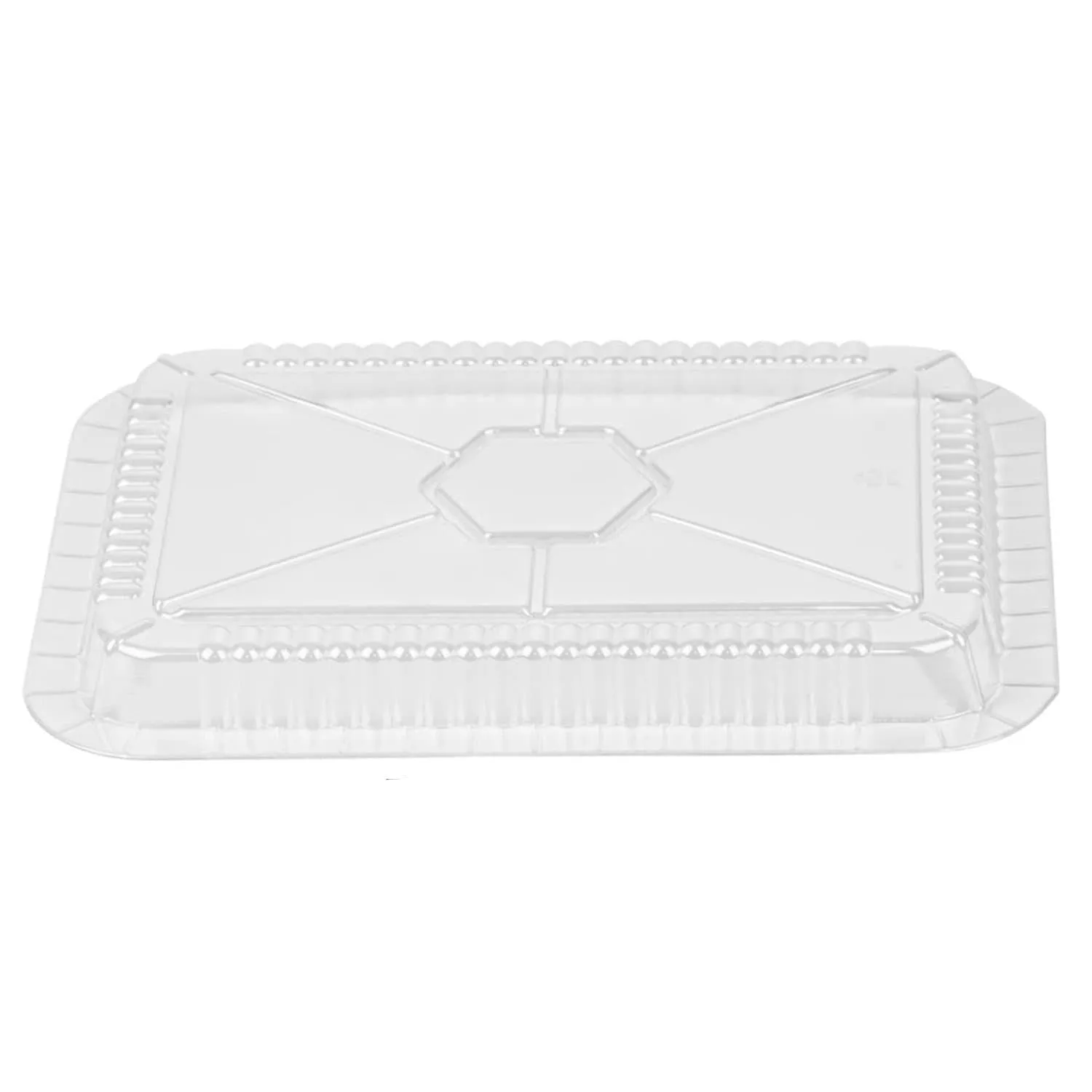 *WHOLESALE* Dome Lids For 5Lb Aluminum Oblong Pans 9.75" x 7.25" | 240 ct/case
