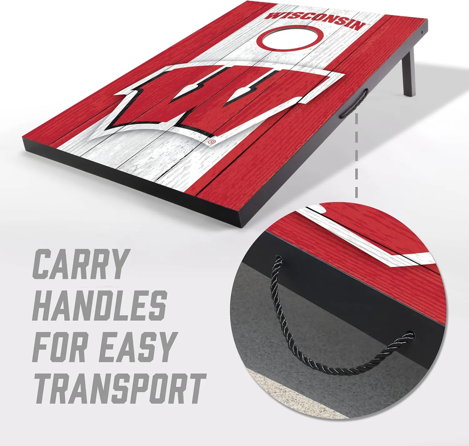 YouTheFan NCAA 2' x 3' Portable Cornhole Game with Logo Bags