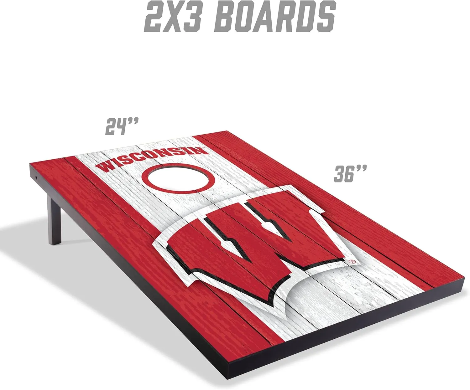 YouTheFan NCAA 2' x 3' Portable Cornhole Game with Logo Bags