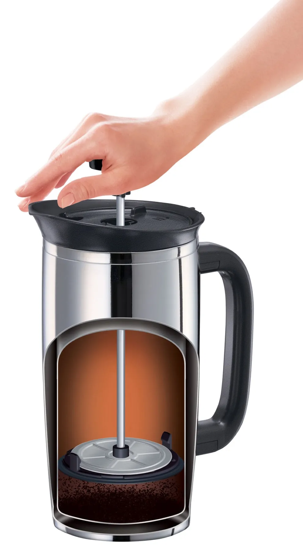 Zojirushi Fresh Brew Vacuum Insulated Stainless French Press SK-XAE10
